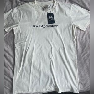 New York or Nowhere White T Shirt